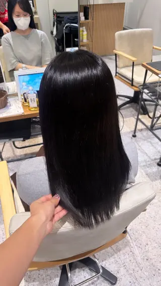 セミロング カラー Wカラー/ワンカラー ジュリ❤️🔥のヘアスタイル