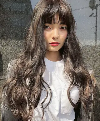 ロング カラー らん カラーモデル募集中のヘアスタイル