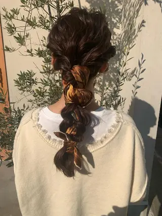ロング ヘアアレンジ 眉毛ワックス konomiの眉毛・アイブロウイメージ