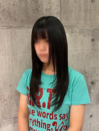 ロング 野首 京佑のヘアスタイル