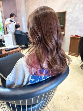セミロング 廣瀬双葉 ボブ/ミディアムのヘアスタイル
