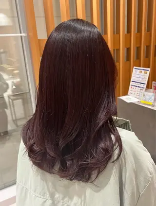 セミロング カラー メンズカット/メンズ パーマ特化/津久井のヘアスタイル