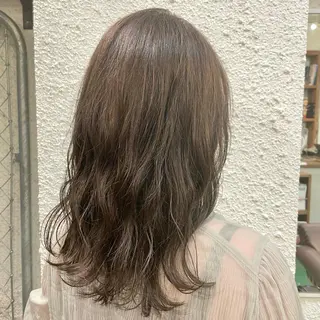 ミディアム カラー ヘアアレンジ 🎀レイヤー 透明感 カラーyuuri🎀のヘアスタイル