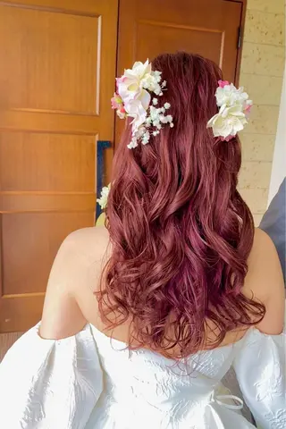 ロング ヘアアレンジ 鈴木 沙羅のマツエク・マツパデザイン
