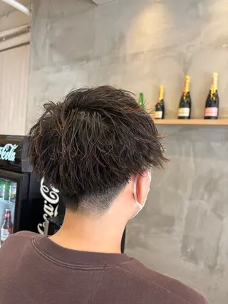 パーマ メンズ 🌷あべまゆこ🌷 予約はお店アプリまでのヘアスタイル