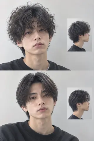 メンズ 日向/メンズ特化✂️ /パーマ・ブリーチ◎のヘアスタイル