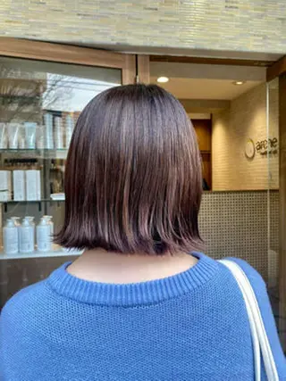 ショート 髪質改善/艶カラー ⚡️コメス/錦糸町のヘアスタイル