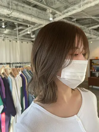 ショート カラー ヘアアレンジ REONA🪽✨薬院 レイヤーカット🫧のヘアスタイル