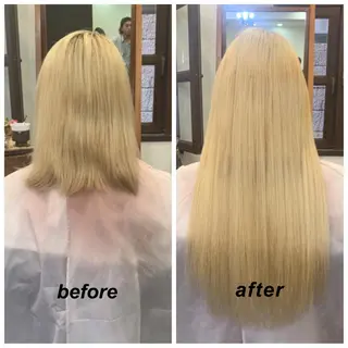 ロング 色落ちまでキレイに！ ！女性サロンのヘアスタイル