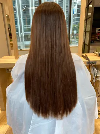 ロング カラー 中尾 綺のヘアスタイル