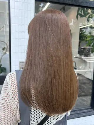 セミロング カラー sol. ayakaのヘアスタイル
