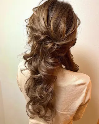 ロング ヘアアレンジ 早朝、日祝セット🉑 TSUBASAのヘアスタイル