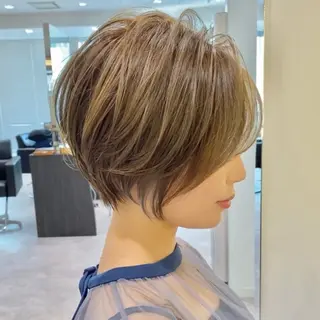 ショート ✨大人ショート専門 カットモデル/銀座のヘアスタイル