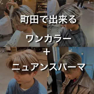 カラー パーマ メンズ メンズサロン OVER町田店のヘアスタイル