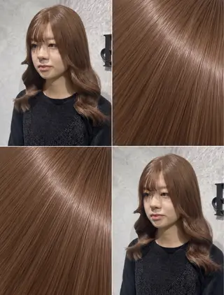 ロング カラー 色落ちまで盛れる 💟まなみのヘアスタイル