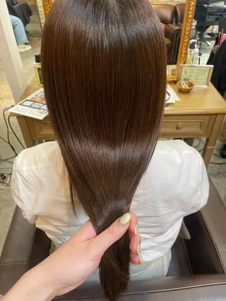 セミロング 髪質改善矯正特化 🇰🇷amiruのヘアスタイル