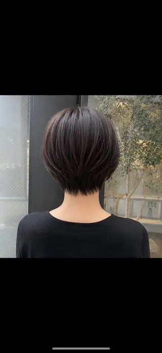 ショート 似合わせショート 巻ける縮毛矯正みつきのヘアスタイル