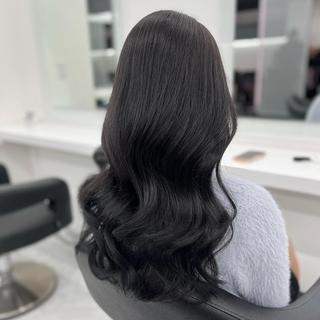 カラー 中×韓mix🥀秋色 ワンホンヘア🤍のヘアスタイル