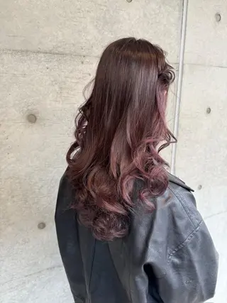 セミロング ヘアアレンジ ヘアセット/レイヤー 縮毛矯正/はるか🎀のヘアスタイル