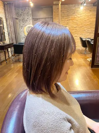 ミディアム ✂︎grace ✂︎mahoのヘアスタイル