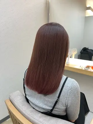セミロング カラー ECLART 横浜 井口聖也のヘアスタイル
