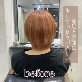 ショート カラー ヘアアレンジ FAAM Tsuneのヘアスタイル