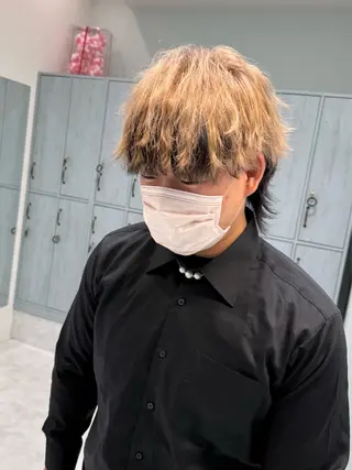 ショート カラー メンズ 中川 茜里のヘアスタイル