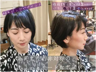 ショート ひがし まさし JYUNESU副代表のヘアスタイル