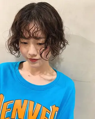 ショート パーマ 優作 〜圧倒的信頼〜のヘアスタイル