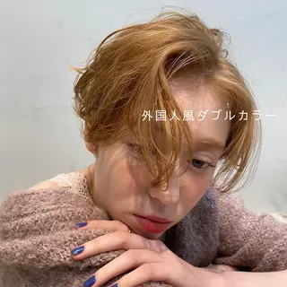 セミロング CASANE 大橋康智のヘアスタイル
