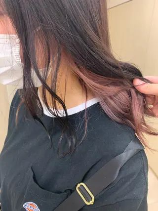 ロング カラー 暖色/ブリーチカラー 🎀 M i k uのヘアスタイル