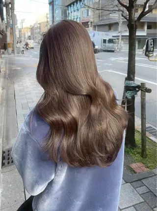 カラー まほろ/ 天王寺🎀🫧のヘアスタイル