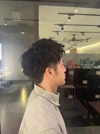 ショート メンズ ブリーチ/ メンズ/ツバキのヘアスタイル
