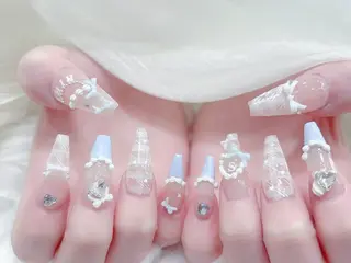 ネイル yukina 長さ出しネイル専門店のネイルデザイン