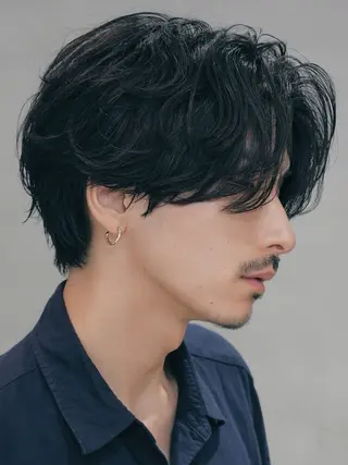 ショート パーマ メンズ 伊藤 蒼彩のヘアスタイル