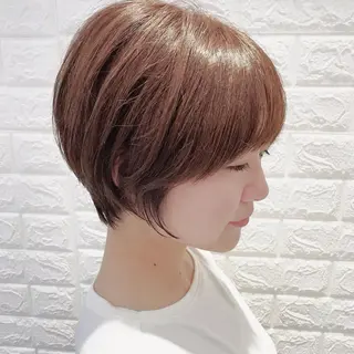 ショート カラー 大人女性ショート専門 tomodaのヘアスタイル