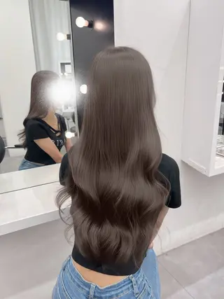 ロング しゅういち/赤み消し カラー特化のヘアスタイル
