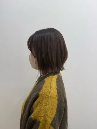 ショート anju.カット 透明感カラー/パーマのヘアスタイル