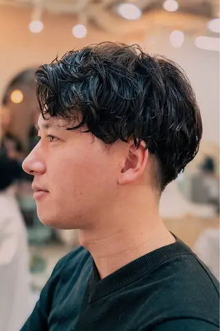 パーマ メンズ メンズカット特化柏駅 徒歩3分LOUのヘアスタイル
