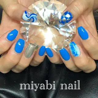ネイル miyabi nail 桂川駅近くのネイルデザイン
