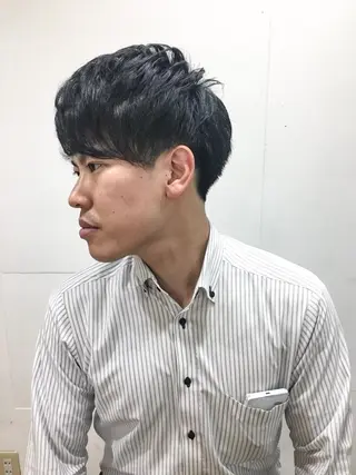 ショート パーマ ヘアアレンジ メンズ メンズスタイル ly本厚木のヘアスタイル