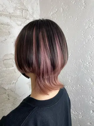 ショート カラー ️韓国ヘア/レイヤー カット❤️Yūkaのヘアスタイル