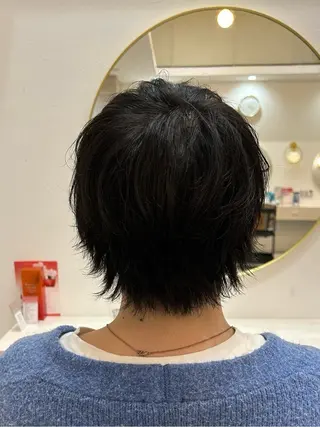 ショート メンズ ⚡️下園あゆむ⚡️ レイヤーウルフ/韓国のヘアスタイル