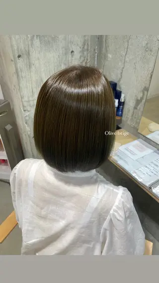 ショート 美髪矯正/艶ストレー ト/髪質改善/楓のヘアスタイル