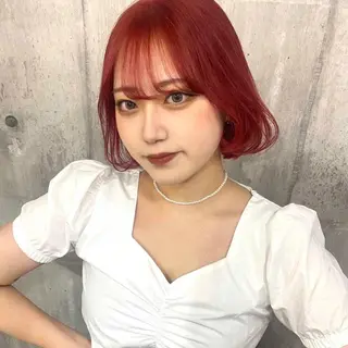 セミロング カラー SHURI❤️🔥 中/韓mix ♡のヘアスタイル