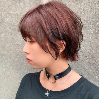 ショート カラー 中川 竜誠のヘアスタイル