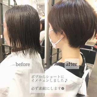 ショート 中野 恵脩のヘアスタイル