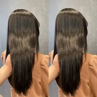 セミロング み うのヘアスタイル