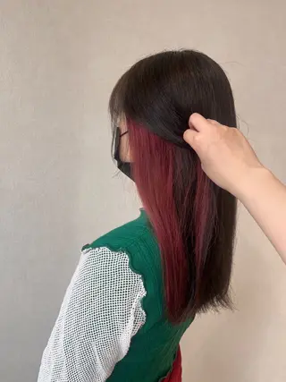 ロング カラー 縮毛矯正🫧/ 武笠 友香🤍のヘアスタイル