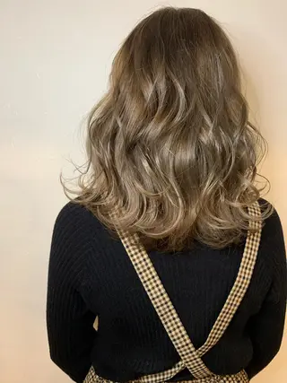 セミロング カラー m ā l o.🌷 サカモトマイコのヘアスタイル